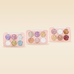 Paleta Glitter para Ojos 6 Tonos Candy MYK-6157