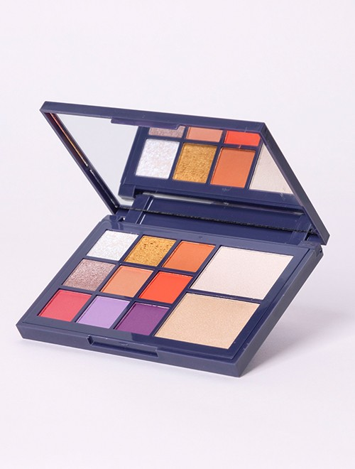 Set Aurhora: Paleta De Sombras + Marcador Para Labios Y Rubor en Barra Elaya