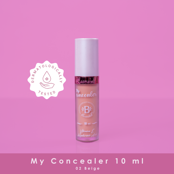 New: Corrector Liquido Alta Cobertura My Concealer Blomshell BL1010 Tono 02