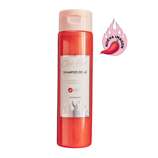 Shampoo De Ají Para Cabello Graso-Caída Click Hair 300ml