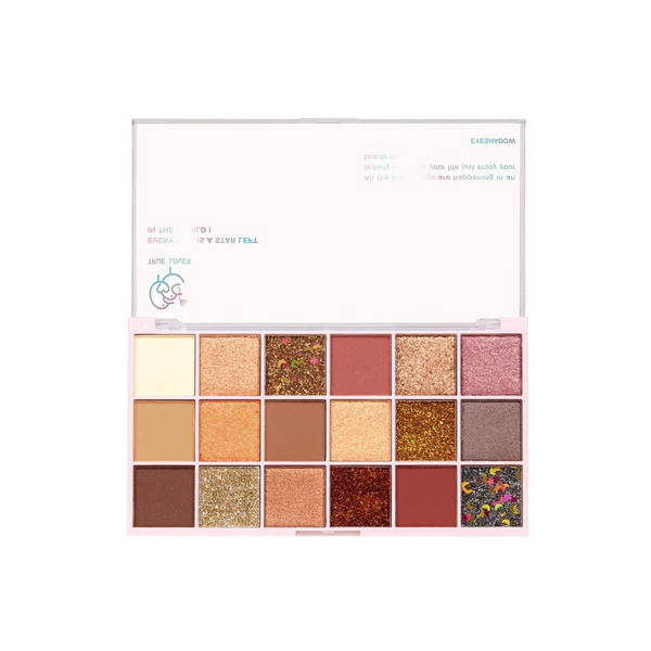 Paleta De Sombras x18 Tonos Matte/Luminosos True Lover T02