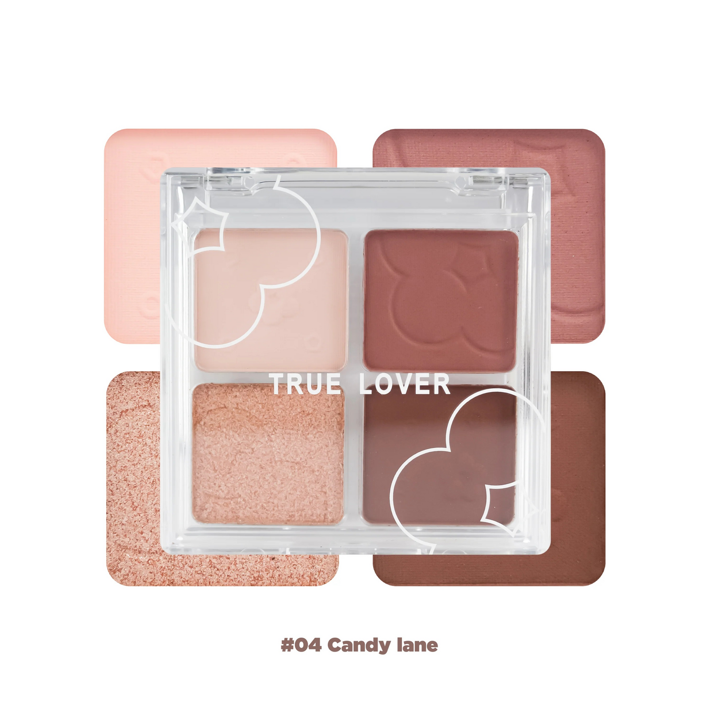 Paleta De Sombras Dreamy Flor x4 Tonos True Lover - T04 NI24722