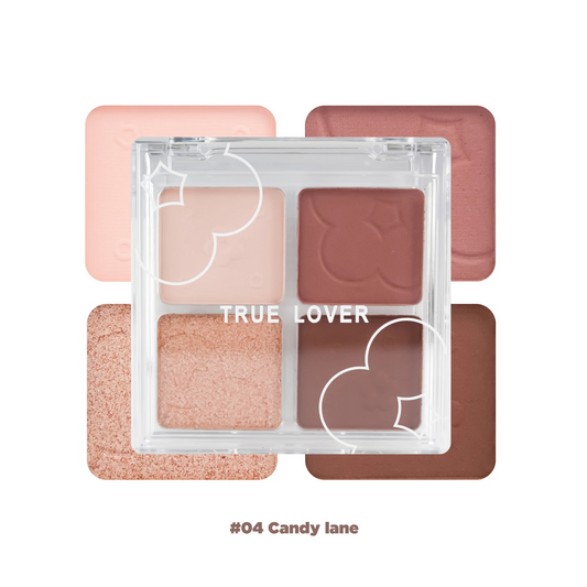 Paleta De Sombras Dreamy Flor x4 Tonos True Lover - T04 NI24722
