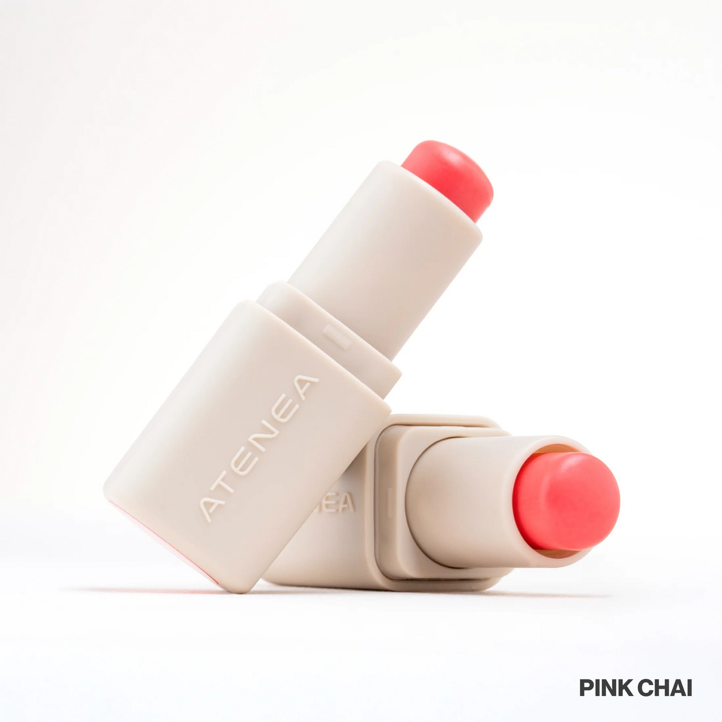 Mini Rubor Cremoso En Barra Luminoso Atenea Profesional |Pink Chai