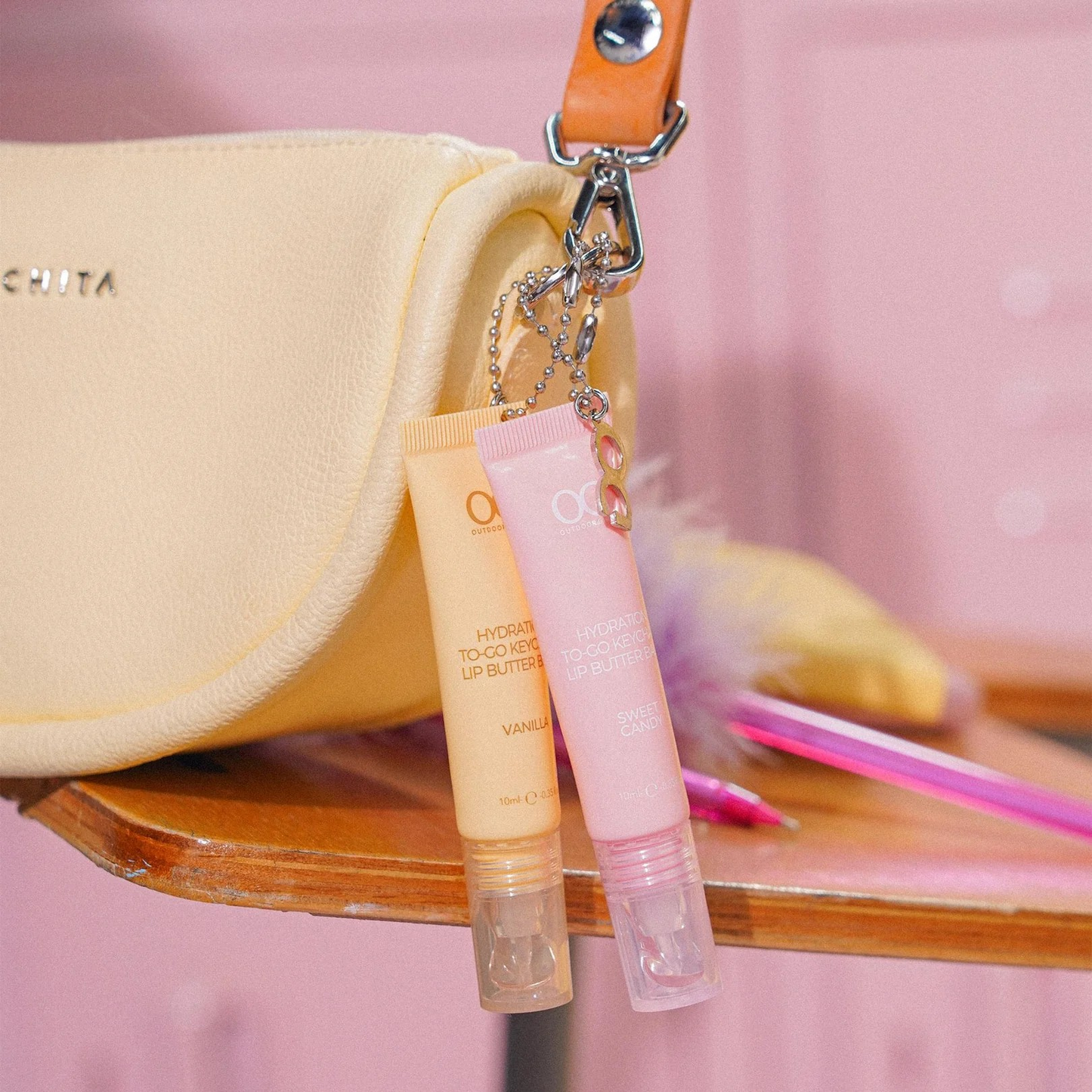 Lip Balm Lip To Go Alta Hidratación Con Llavero OG - Vainilla