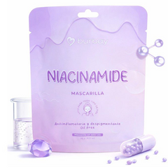Mascarilla En Velo Facial Niacinamida Control grasa/Despigmentante Burbay