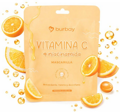 Mascarilla En Velo Facial Vitamina C + Niacinamida Desinflama/Repara Burbay