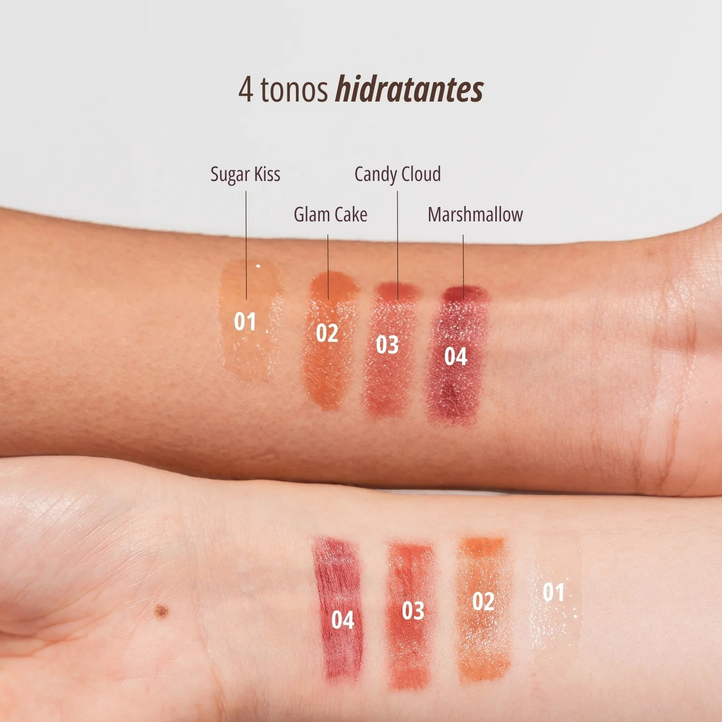Hidratante de Labios Lip Balm Larga Duracion Anik - T02 Glam Cake
