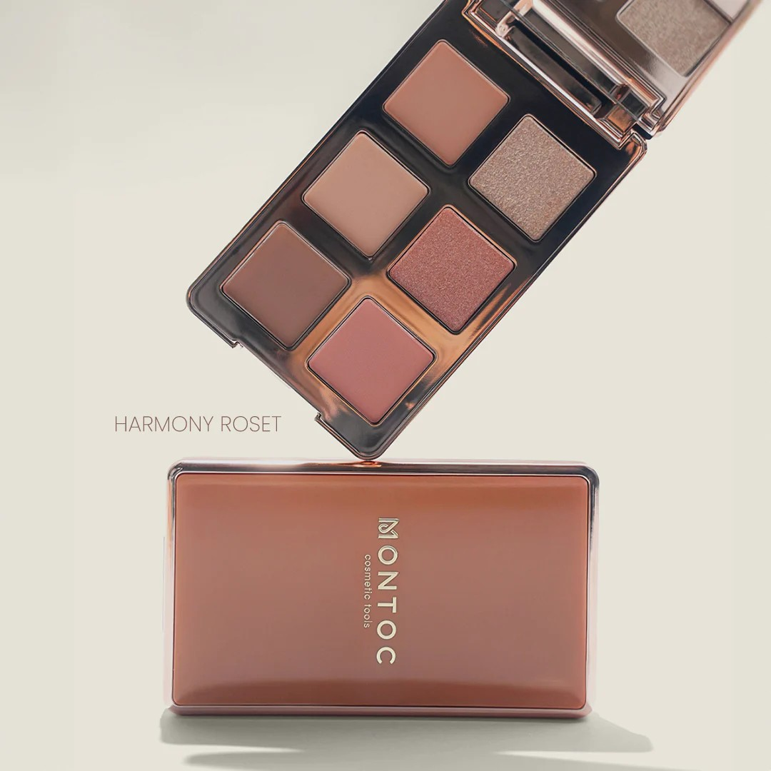Paleta De Sombras Harmony Eyeshadow 6 Tonos Montoc -Rose